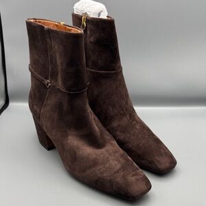 Franco Sarto Women's Saydie Square Toe Pull On Short Boots